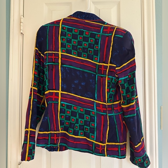 Vintage 80’s Cache Abstract Blazer/Jacket size small - Picture 4 of 4